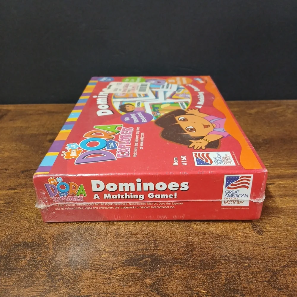 Dora the Explorer Dominoes Matching Game #160 Nick Jr. Sealed Vintage 2001 NOS